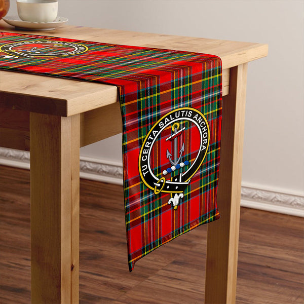 Gillespie Modern Clan Badge Tartan Table Runner