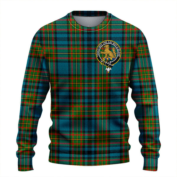 Gillies Ancient Clan Badge Tartan Knitted Sweater