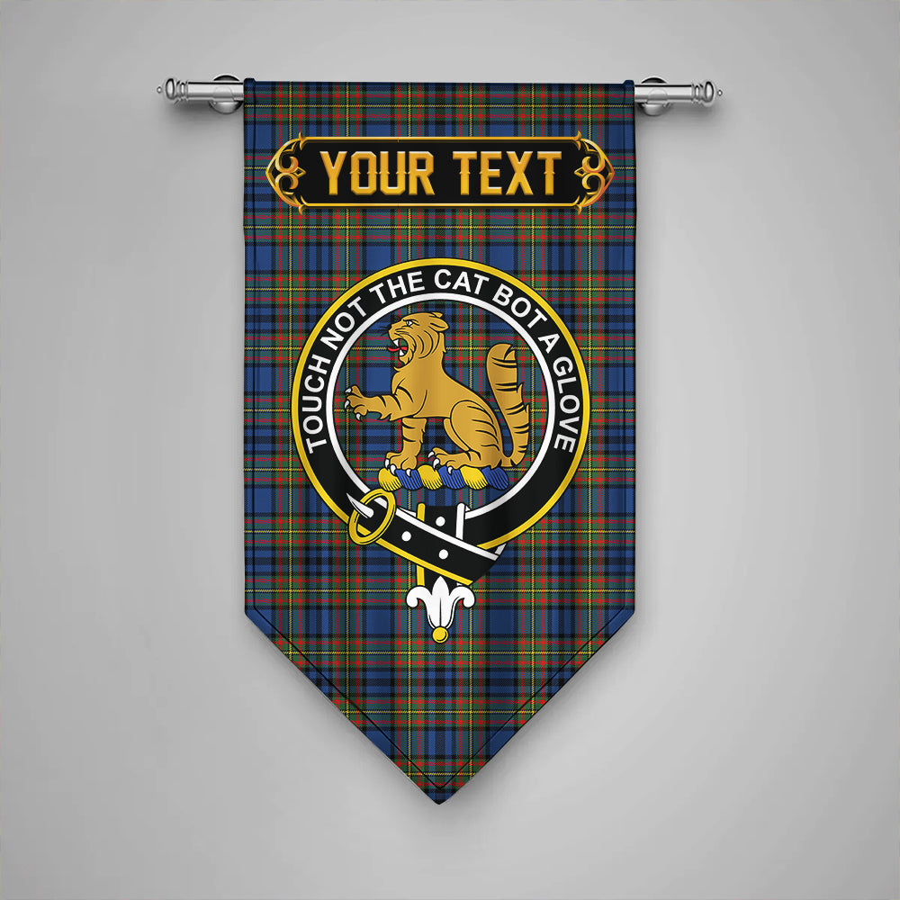 Gillies Modern Clan Badge Tartan Gonfalon Personalize