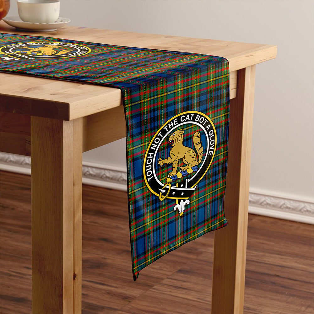 Gillies Modern Clan Badge Tartan Table Runner