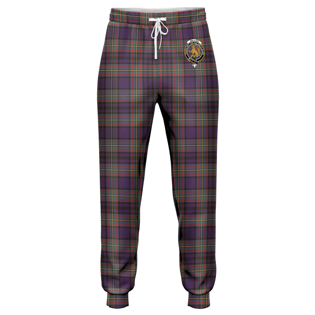 Gillies Weathered Clan Badge Tartan Jogger Pants