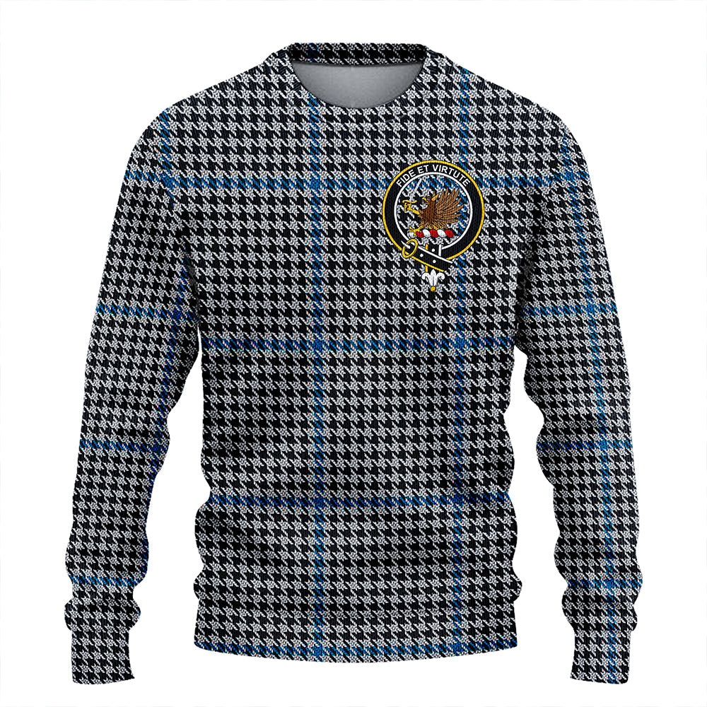 Gladstone Clan Badge Tartan Knitted Sweater