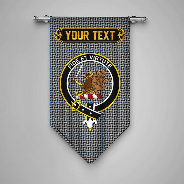 Gladstone Clan Badge Tartan Gonfalon Personalize