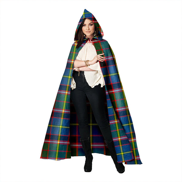 Glass Clan Badge Tartan Hooded Cloak