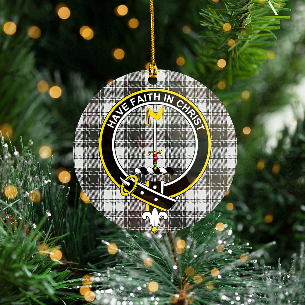 Glendinning Clan Badge Tartan Plastic Christmas Ornaments