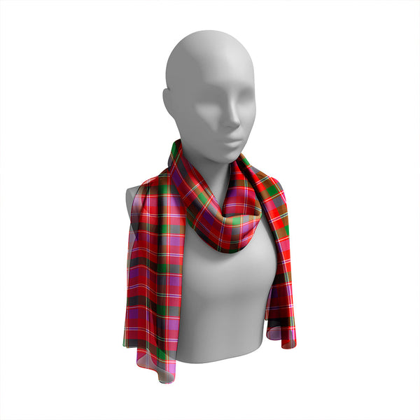 Glenfinnan Ancient Tartan Classic Silk Habotai Long Scarf