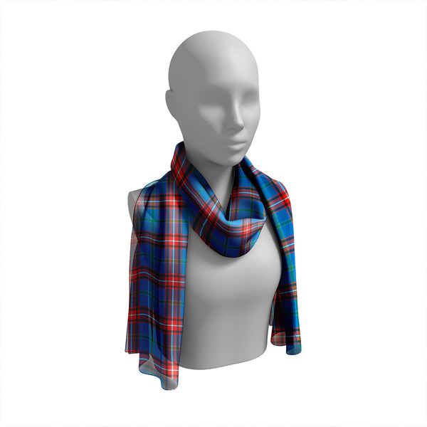 Glenn Ancient Tartan Classic Silk Habotai Long Scarf