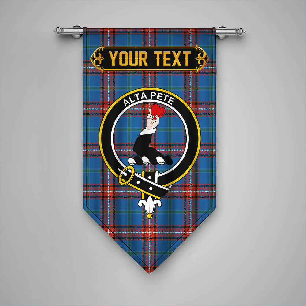 Glenn Ancient Clan Badge Tartan Gonfalon Personalize