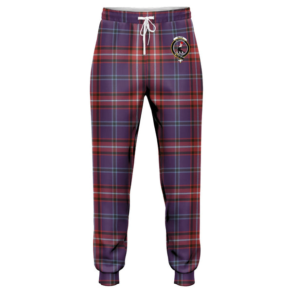 Glenn Weathered Clan Badge Tartan Jogger Pants