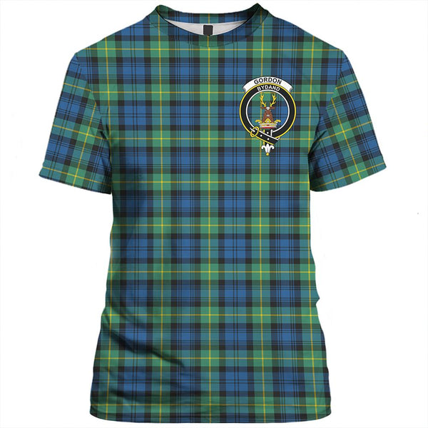 Gordon Ancient Tartan Classic Crest T-Shirt