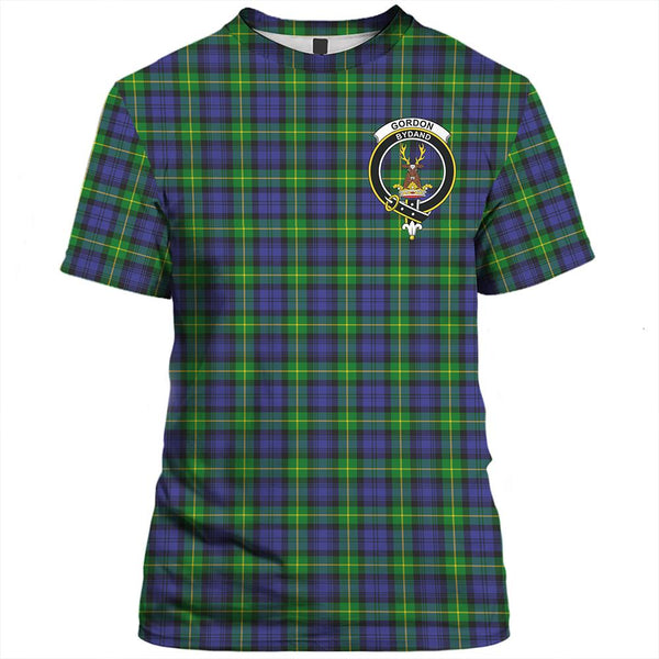 Gordon Modern Tartan Classic Crest T-Shirt