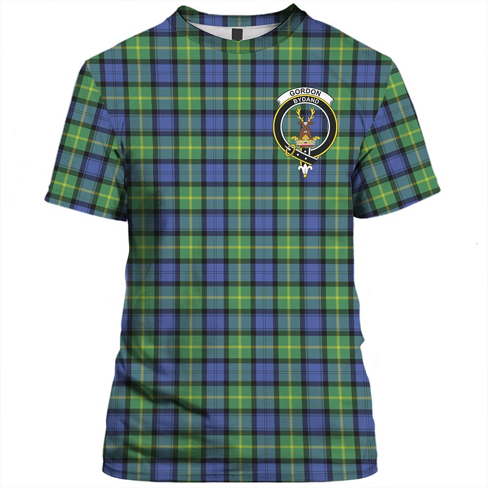 Gordon Old Ancient Tartan Classic Crest T-Shirt