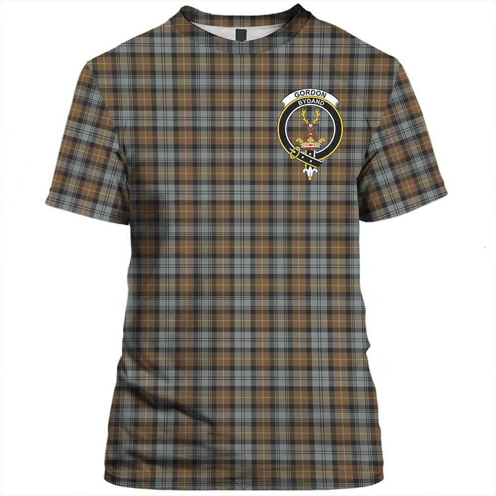 Gordon Weathered Tartan Classic Crest T-Shirt