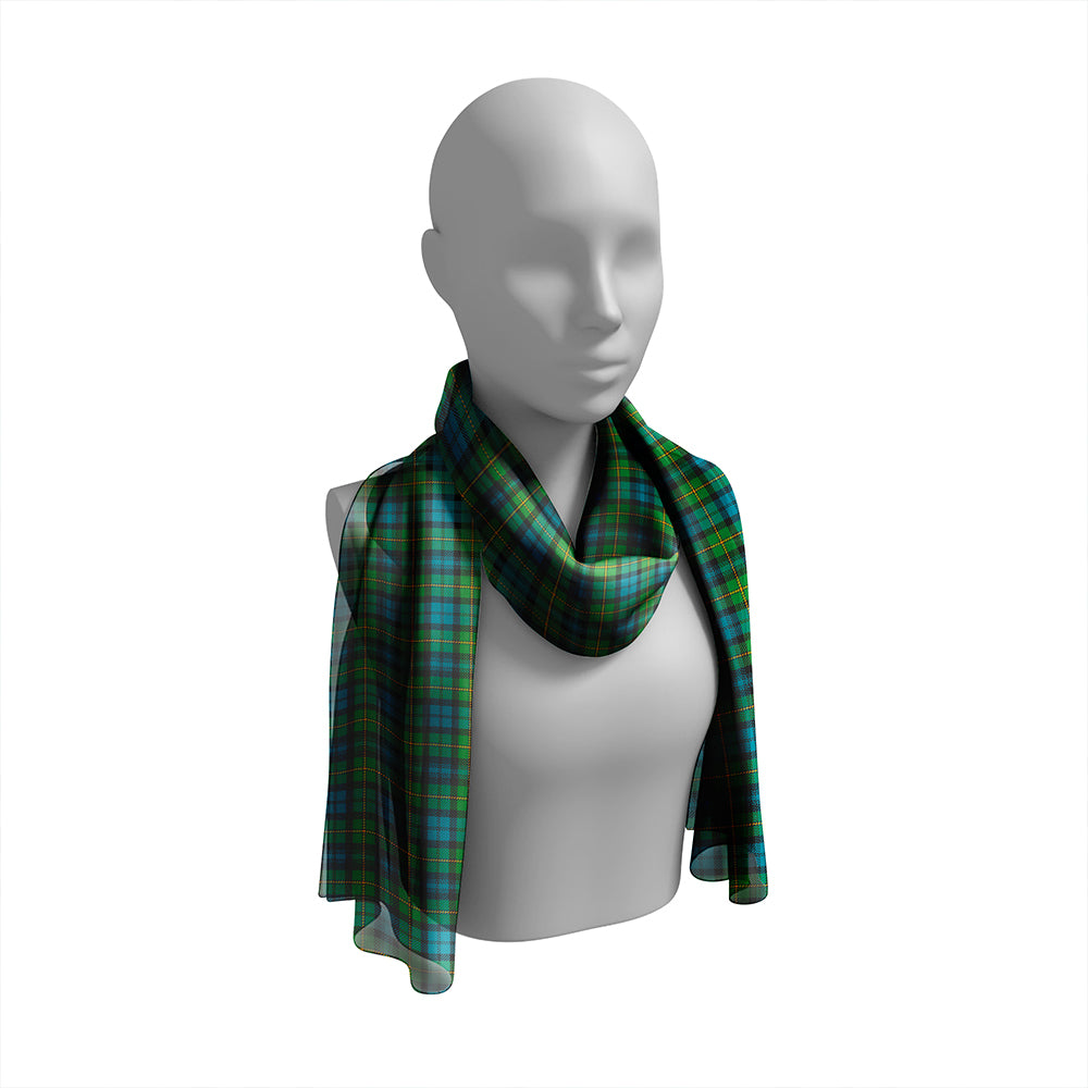 Gordon Ancient Tartan Classic Silk Habotai Long Scarf