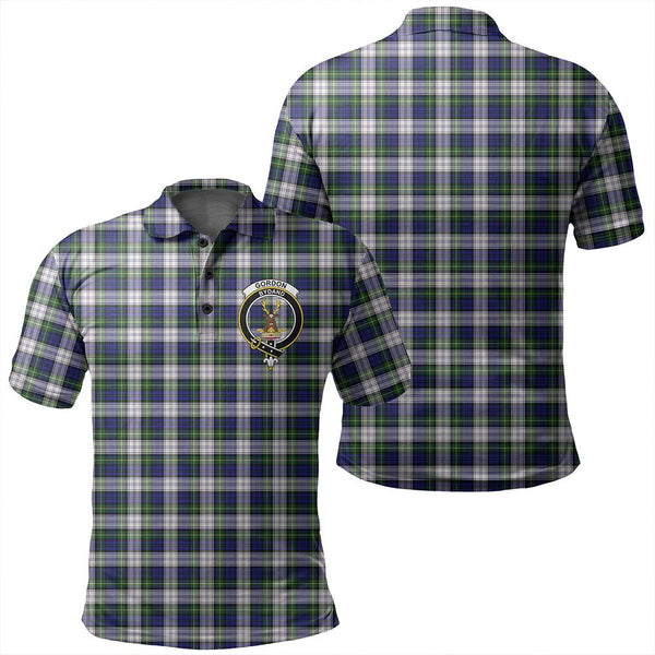 Gordon Dress Modern Tartan Classic Crest Polo Shirt