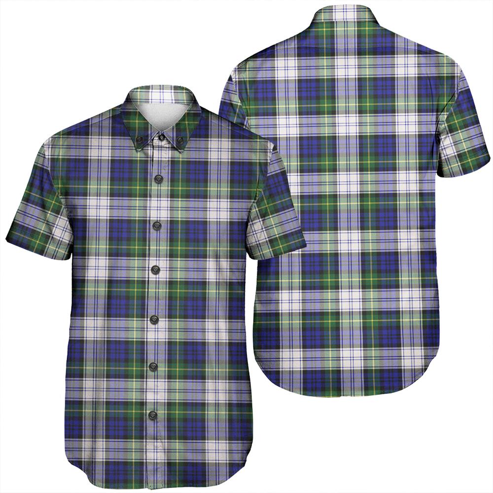 Gordon Dress Modern Tartan Classic Short Sleeve Shirt