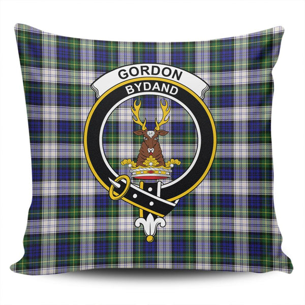 Gordon Dress Modern Tartan Classic Crest Pillow Cover