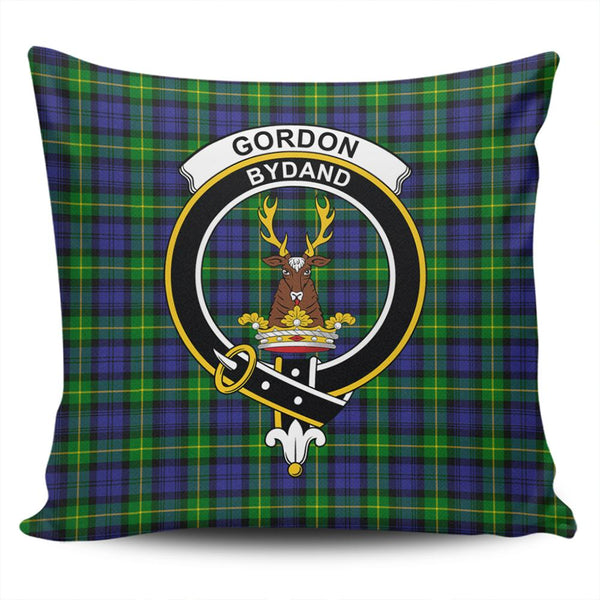 Gordon Modern Tartan Classic Crest Pillow Cover