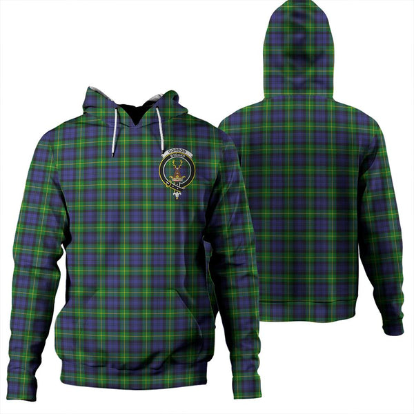 Gordon Modern Tartan Classic Crest Hoodie