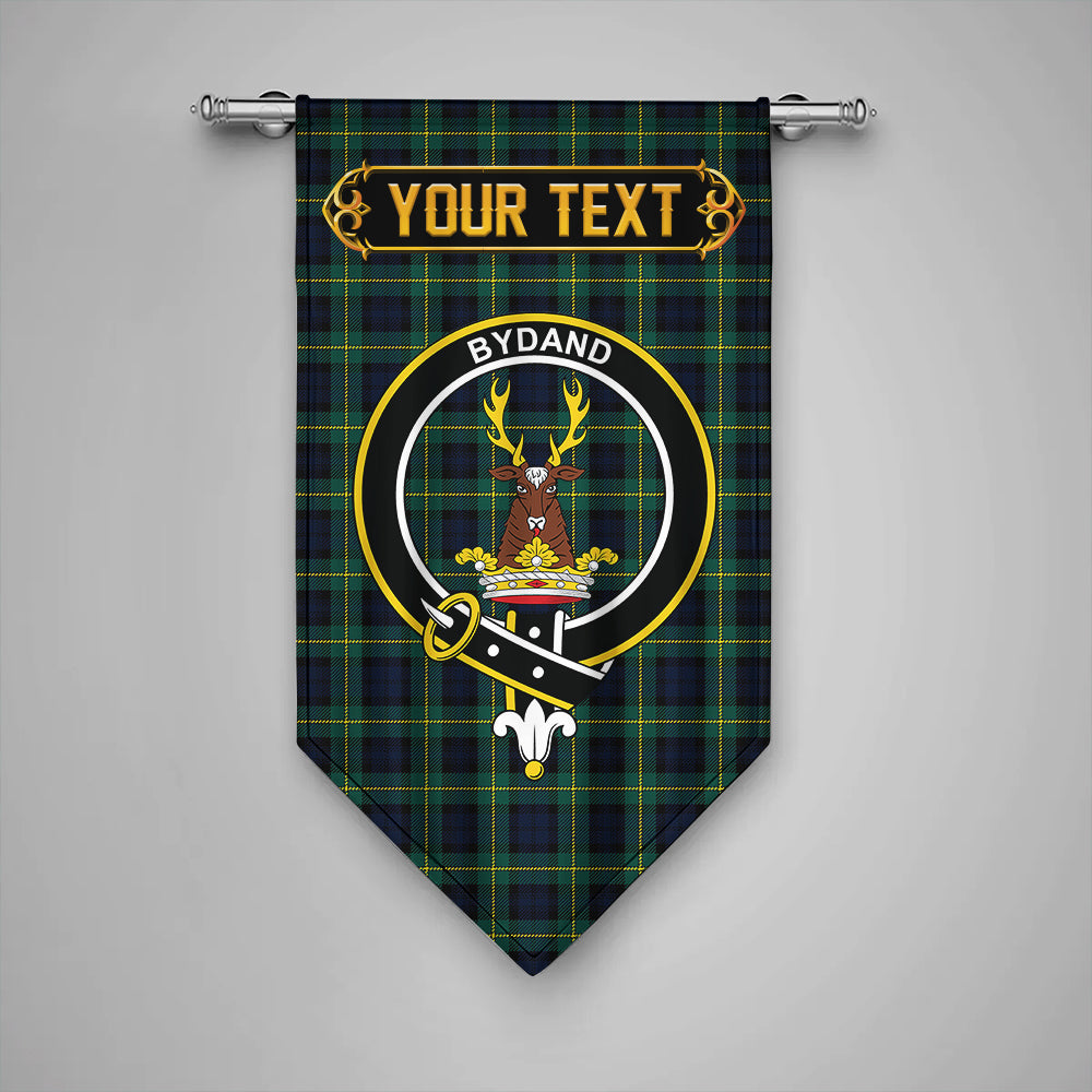 Gordon Modern Clan Badge Tartan Gonfalon Personalize