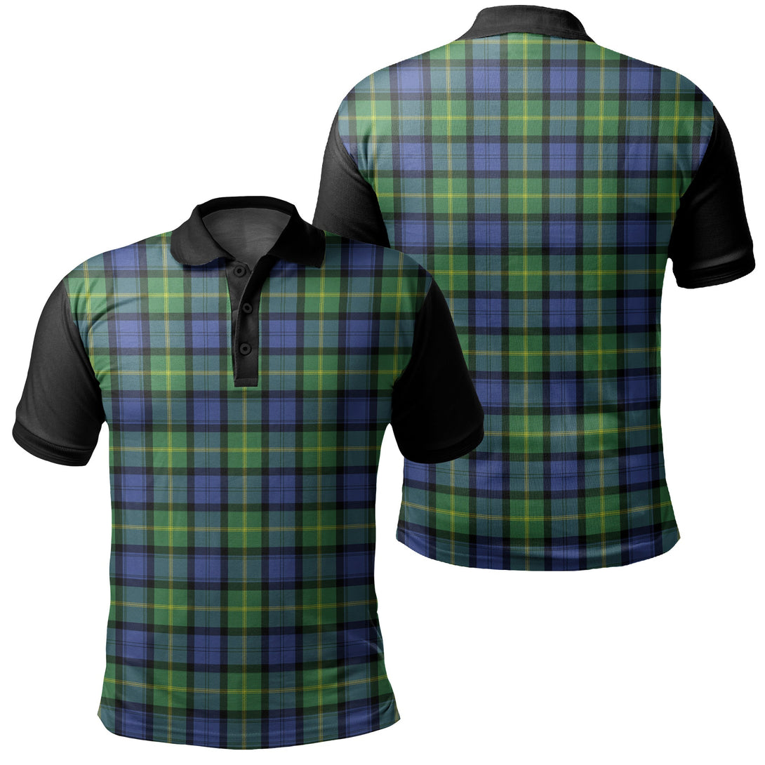 Gordon Old Ancient Tartan Classic Polo Shirt Black Neck 1 Style