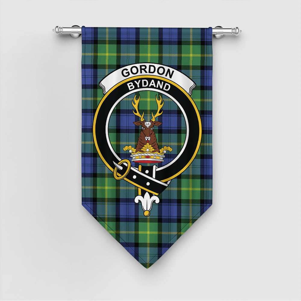 Gordon Old Ancient Tartan Classic Crest Gonfalon