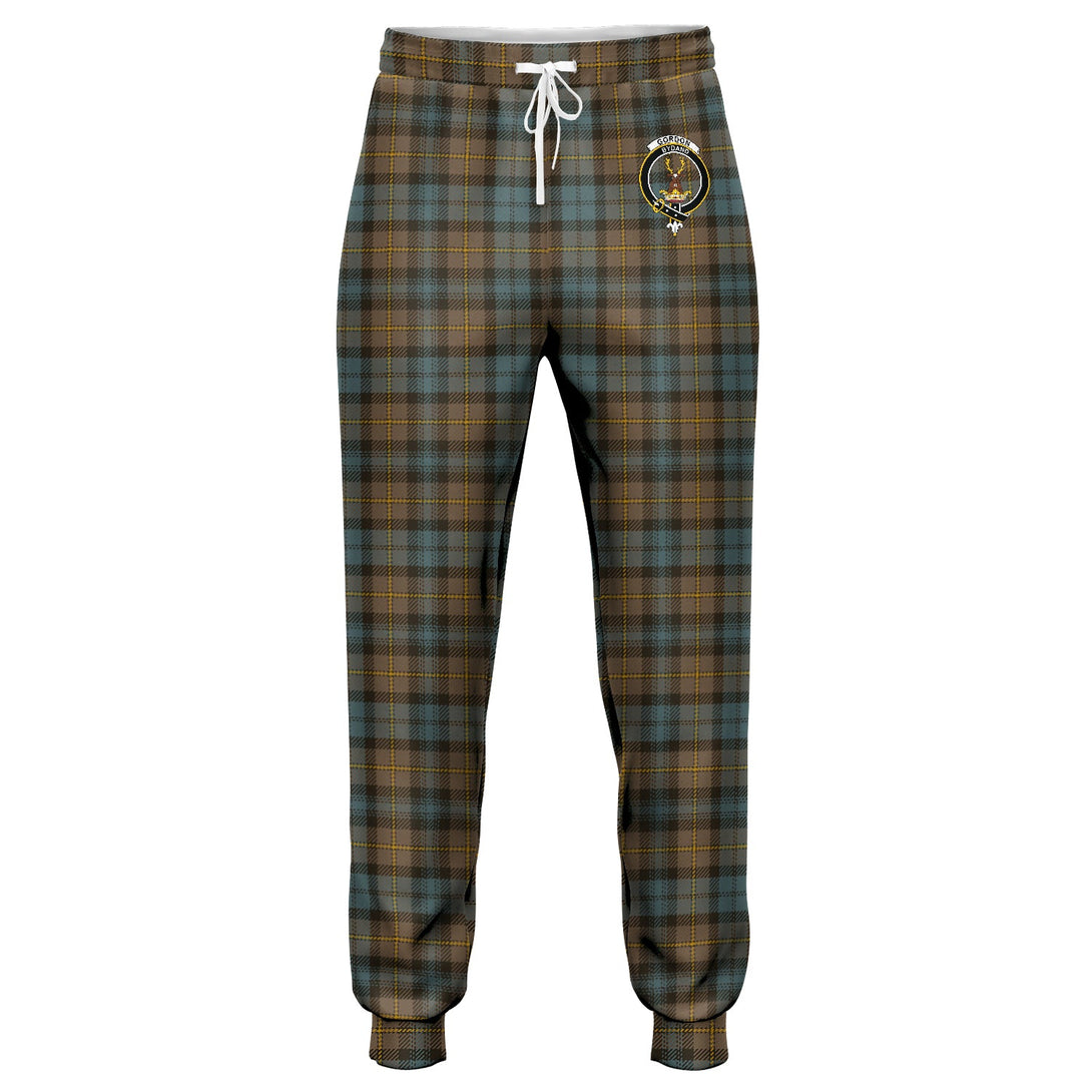 Gordon Weathered Clan Badge Tartan Jogger Pants