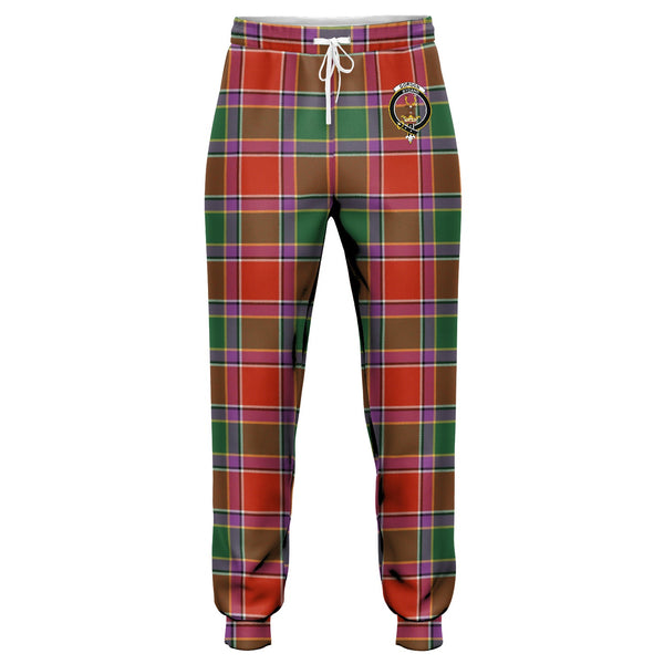 Gordon of Abergeldie Ancient Clan Badge Tartan Jogger Pants