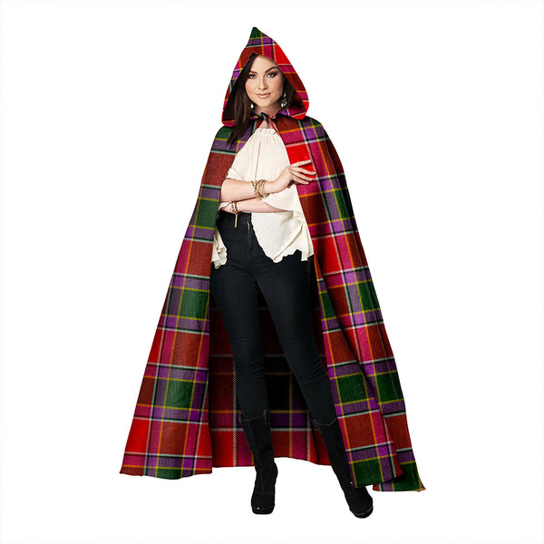 Gordon of Abergeldie Modern Clan Badge Tartan Hooded Cloak