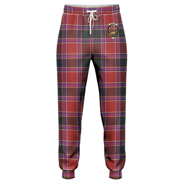 Gordon of Abergeldie Weathered Clan Badge Tartan Jogger Pants