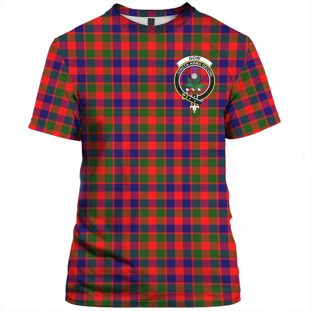 Gow Modern Tartan Classic Crest T-Shirt