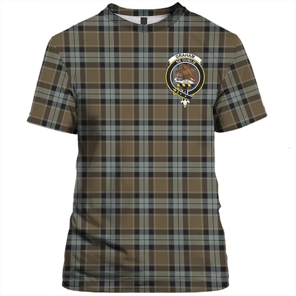 Graham of Menteith Weathered Tartan Classic Crest T-Shirt