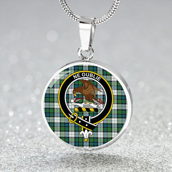 Graham Dress Ancient Clan Badge Tartan Classic Circle Necklace