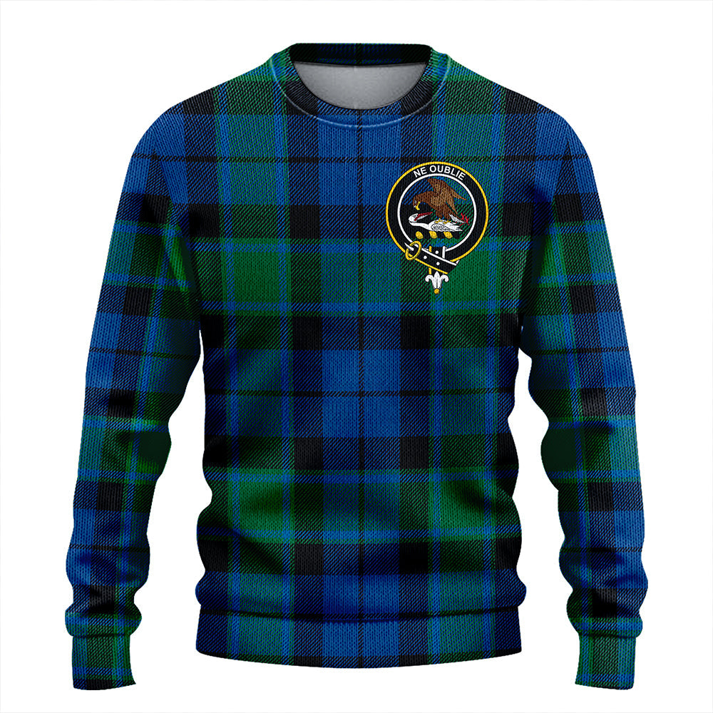 Graham of Menteith Modern Clan Badge Tartan Knitted Sweater