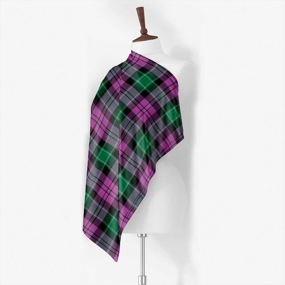 Graham Dress Weathered Tartan Classic Silk Habotai Square Scarf