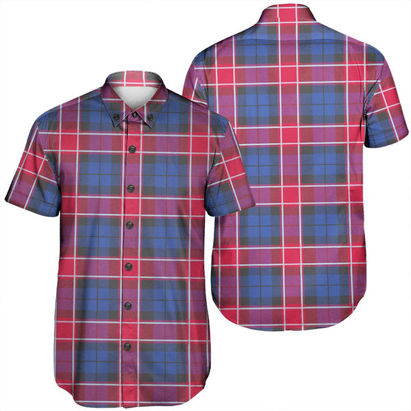 Graham of Menteith Red Tartan Classic Short Sleeve Shirt