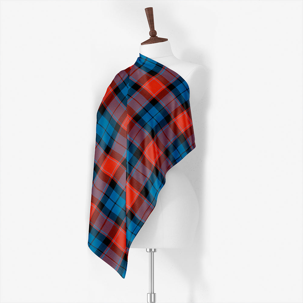 Graham of Menteith Modern Tartan Classic Silk Habotai Square Scarf