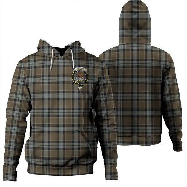 Graham of Menteith Weathered Tartan Classic Crest Hoodie