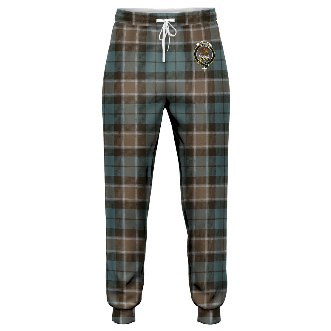 Graham of Menteith Weathered Clan Badge Tartan Jogger Pants