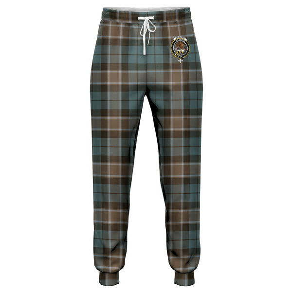 Graham of Menteith Weathered Clan Badge Tartan Jogger Pants