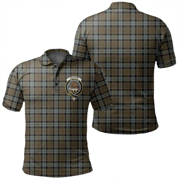 Graham of Menteith Weathered Tartan Classic Crest Polo Shirt