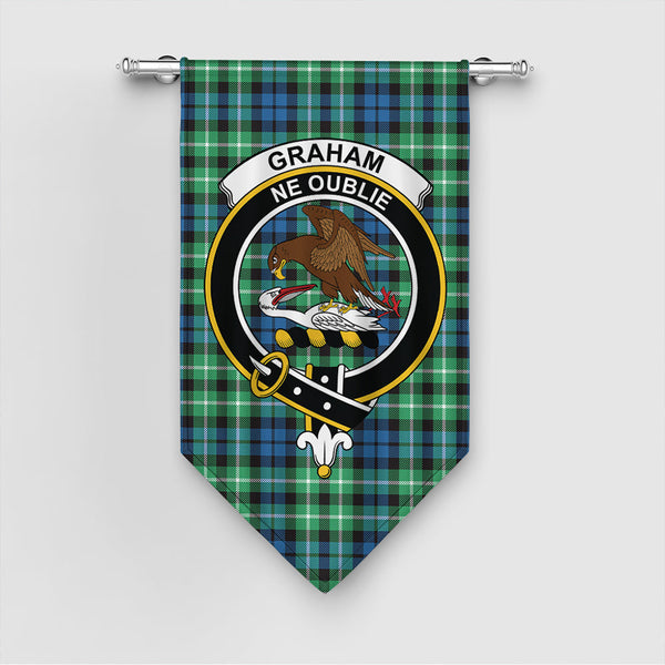 Graham of Montrose Ancient Tartan Classic Crest Gonfalon