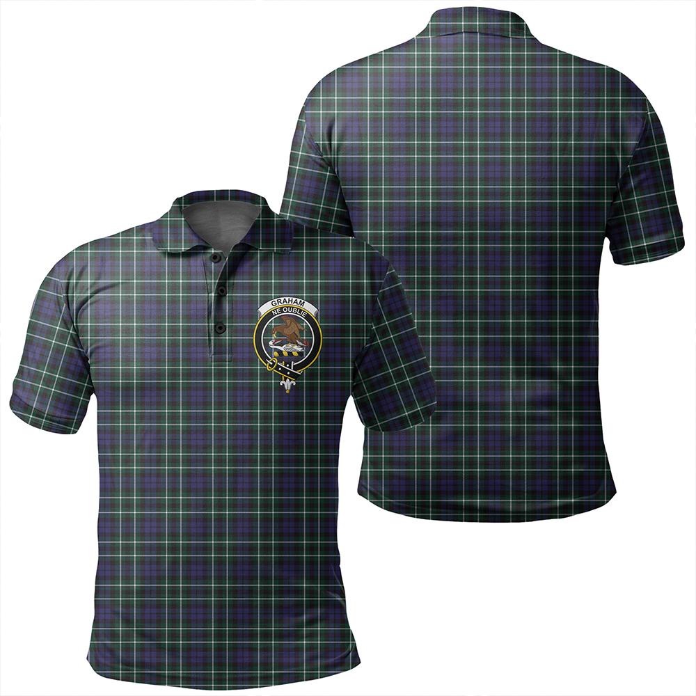 Graham of Montrose Modern Tartan Classic Crest Polo Shirt