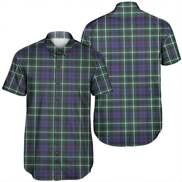 Graham of Montrose Modern Tartan Classic Short Sleeve Shirt