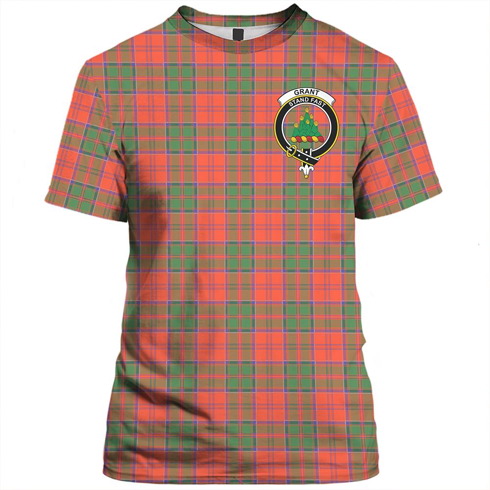 Grant Ancient Tartan Classic Crest T-Shirt