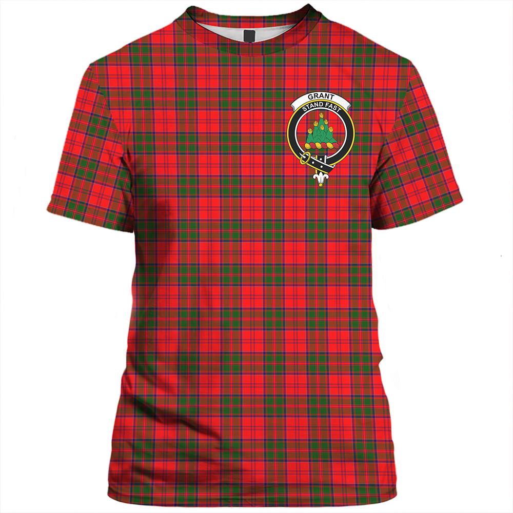 Grant Modern Tartan Classic Crest T-Shirt