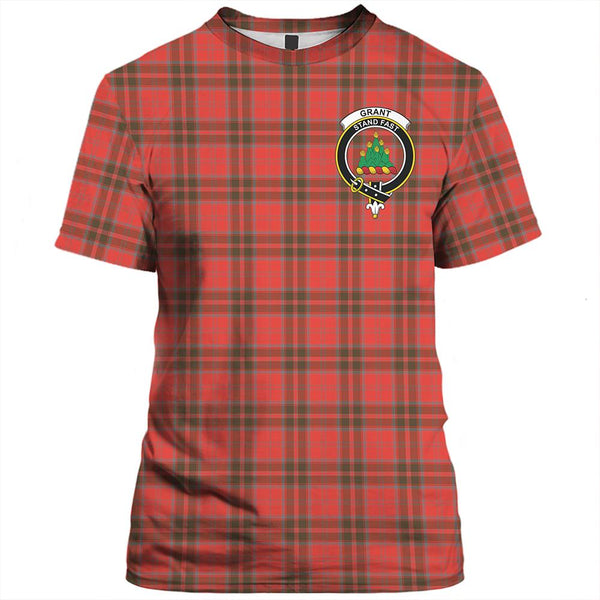 Grant Weathered Tartan Classic Crest T-Shirt