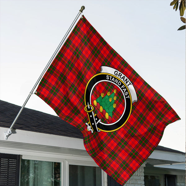 Grant Modern Classic Crest House Flag