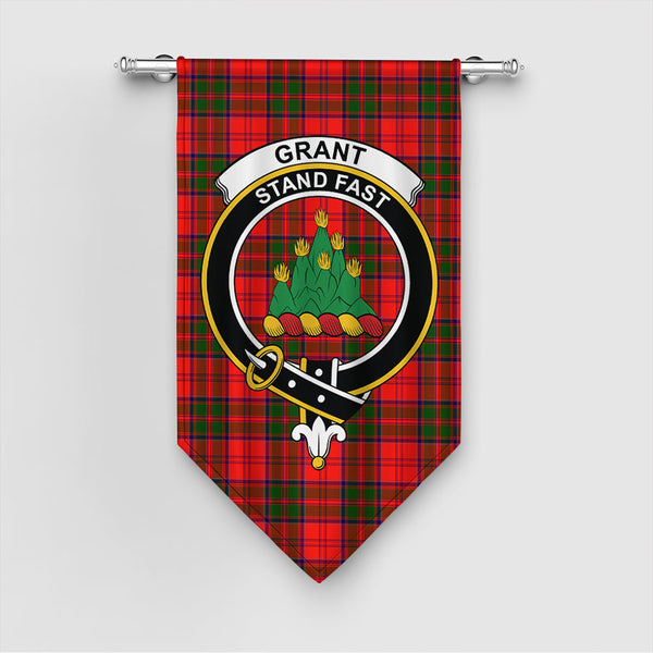 Grant Modern Tartan Classic Crest Gonfalon