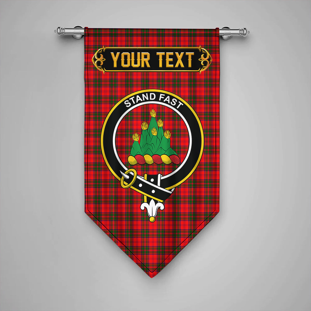 Grant Modern Clan Badge Tartan Gonfalon Personalize